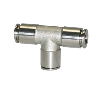 Push-in T-connector, for hose exterior Ø 6 mm