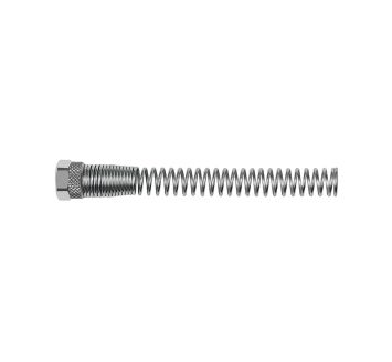 Coupling nut with kink protection spring, for hose 6/4 mm