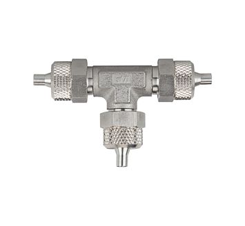 T-Verbinder, für Schlauch 6/4 mm, Edelstahl 1.4571