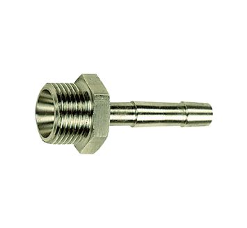 Screw-in hose connector, G 1/8 o., for hose I.D. 9 mm, AF 14