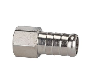 Screw-on hose connector, G 1/8 i., for hose I.D. 8 mm, AF 12