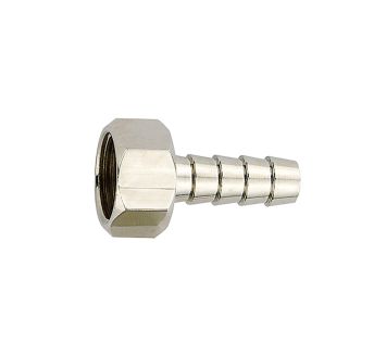 Screw-on hose connector, G 3/8 i., for hose I.D. 8, AF 19
