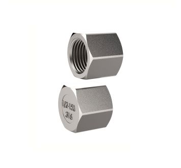 Closing cap, Hexagonal, G 1/8, AF 13, Stainless steel 1.4408