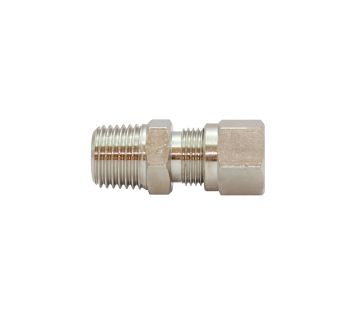 Straight screw-in fitting, R 1/2 o., Pipe exterior Ø 15 mm