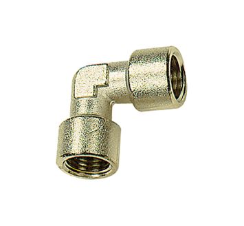 Angled piece, IT/IT, G 1/8, AF 10, nickel-plated brass