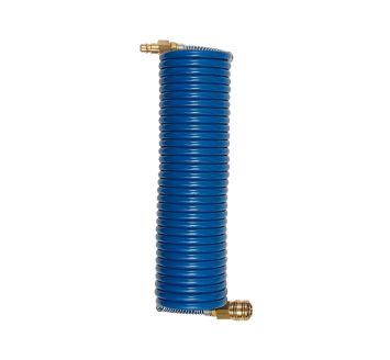 Spiral hose coupling set, Nylon, Hose Ø 7.9x6.3, 5.0 m