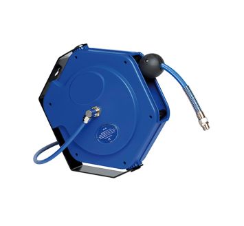 Hose reel, PUR hose ø 12x8, R 1/4 ET, Length 10 m