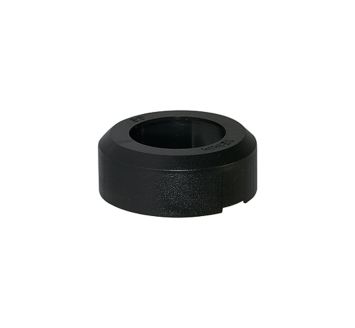 Protective cap, black, for pipe exterior Ø 15 mm, POM