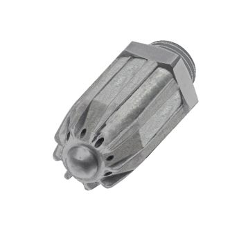 Low noise round nozzle, M12x1.25, Nozzles-exterior Ø 17 mm