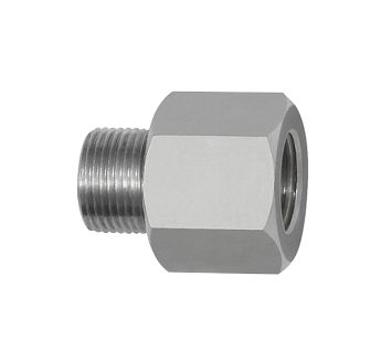 Thread adapter, Aluminium, ET 1/2 - 27 UNS, IT M12x1.25, AF 17