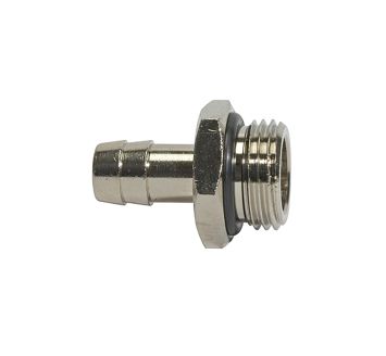 Screw-in hose connector, O-ring »value line«, G 1/4, hose I.D. 12