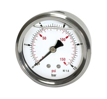 Glyzerinmano »pressure line«, G 1/4 hinten, 0-6,0 bar/85 psi, Ø63