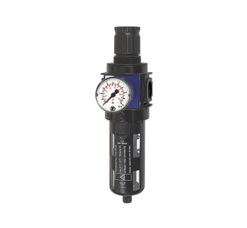 Filter regulator »variobloc« with protective cage, Size 1, G 1/4