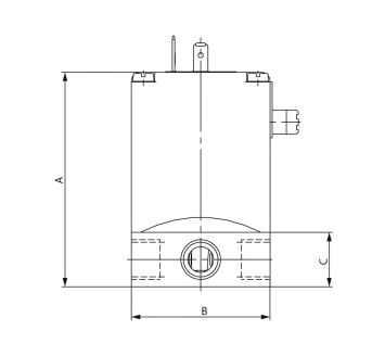 2/2-way solenoid valve, NC, G 1/4, PN 0-5, FPM, 12V DC