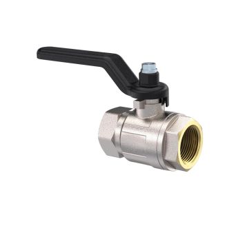 Ball valve standard type, IT/IT, nickel-plated brass, G 3/8