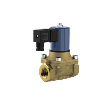 2/2 solenoid valve, NC, G 3/4, PN 0-12, NBR, comb. op., 24V AC
