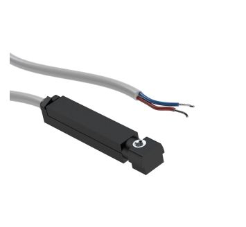 REED sensor, 2-wire, 5m cable, 5-130V AC/DC, 6W, NO, LED