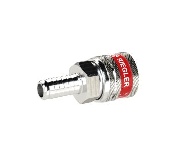 Safety coupling I.D. 7.8, SEK type, nickel-plated brass, I.D. 6
