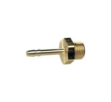 Screw-in hose connector, G 1/4, for hose I.D. 4 mm, AF 17