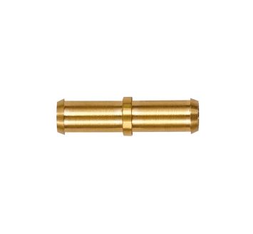 Straight hose connection supports, for hose I.D. 3 mm, brass