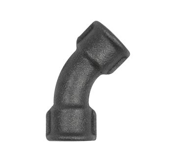 Elbow41 45°, Rp 1 IT,Rp 1 IT black malleable iron fitting