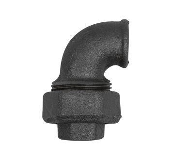 Fitting elbow 95, IT/IT Rp 3/4, black malleable iron fitting