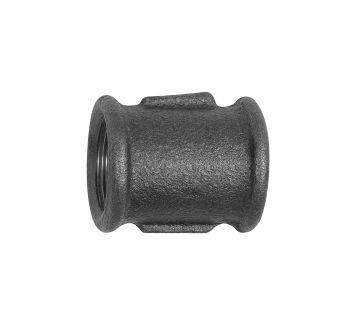 Bushing 270, IT/IT, Rp 3/8, black malleable iron fitting