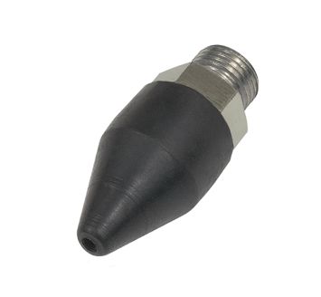 Rubber tapered nozzle, adapter required