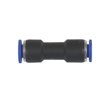 Straight check valve »Blue Series«, Plug connector, hose ext. Ø 8