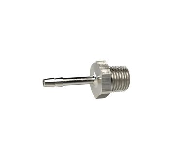 Screw-in hose connector, R 3/8 o., for hose I.D. 10, AF 19