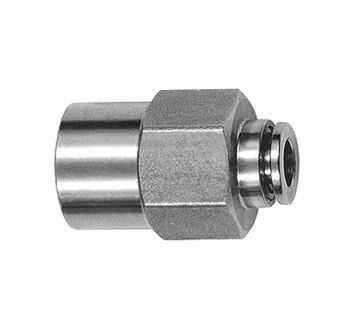 Straight push-in fitting, G 1/8 i., for hose exterior Ø 4 mm