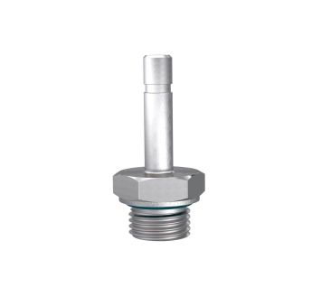 Thread plug nipple, G 1/8 o. , Plug connenction Ø 4 mm