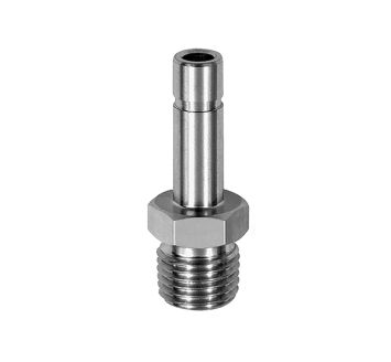 Thread plug nipple, R 1/8 o. , Plug connenction Ø 8 mm