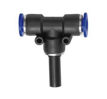 Push-in T-connector, Plug nipple »Blue Series«, hose/plug Ø 6