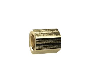 Bushing, exterior hexagonal, reducing, G 1/8 i., G 1/4 i., Brass