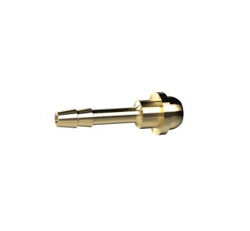 Hose sleeve, ball nipple, for hose I.D. 25, Brass