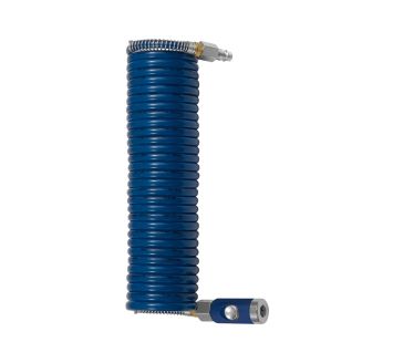 Spiral hose coupling set Safety, Nylon, Hose ø 7.9x6.3, 5.0 m