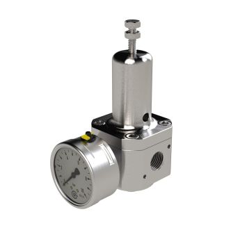 Stainless steel pressure regulator, 1.4404, G 1/4, 0.5 - 8 bar