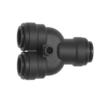 Y-connection POM, for hose exterior Ø 6 mm