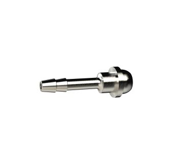 Hose sleeve, ball nipple, for hose I.D. 8, nickel-plated brass