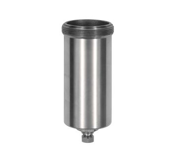 Stainless steel container for filter and filter regulator