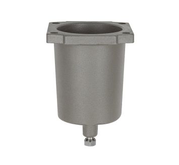 Stainless steel container for filter and filter regulator