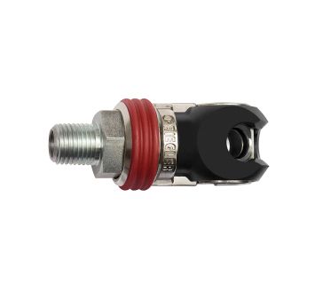Swing safety coupling I.D. 7.2, EURO 7.2, Steel, G 1/2 ET