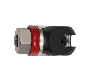Swing safety coupling I.D. 11, ISO 6150 C, Steel, NPT 1/2 IT