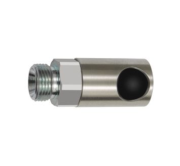 Pushbutton safety coupling I.D. 6, ISO 6150 C, G 1/4 ET