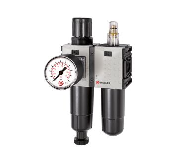 Service unit 2-part »FUTURA-mini« Metal container, G 1/4, 0.5-8