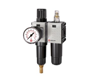 Service unit 2-part »FUTURA-mini« Metal container, G 1/4, 0.5-10
