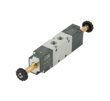 5/2-way valve »BASIC«, electropneumatic, bistable, G 1/4