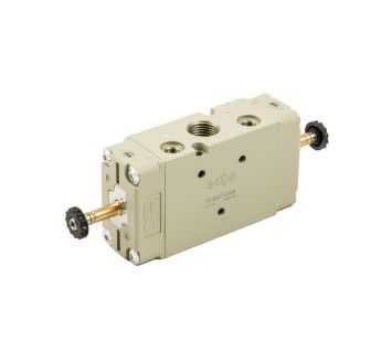 3/2-way valve, electropn., ext. control air, bistable, G 1/2