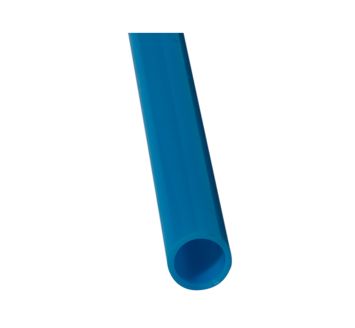 Plastic pipe, PA 12, blue, pipe Ø 12x9, 3 m